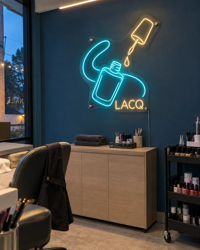 Nail Salon — LACQ — Nail salon · LACQ · graphic-led working studio