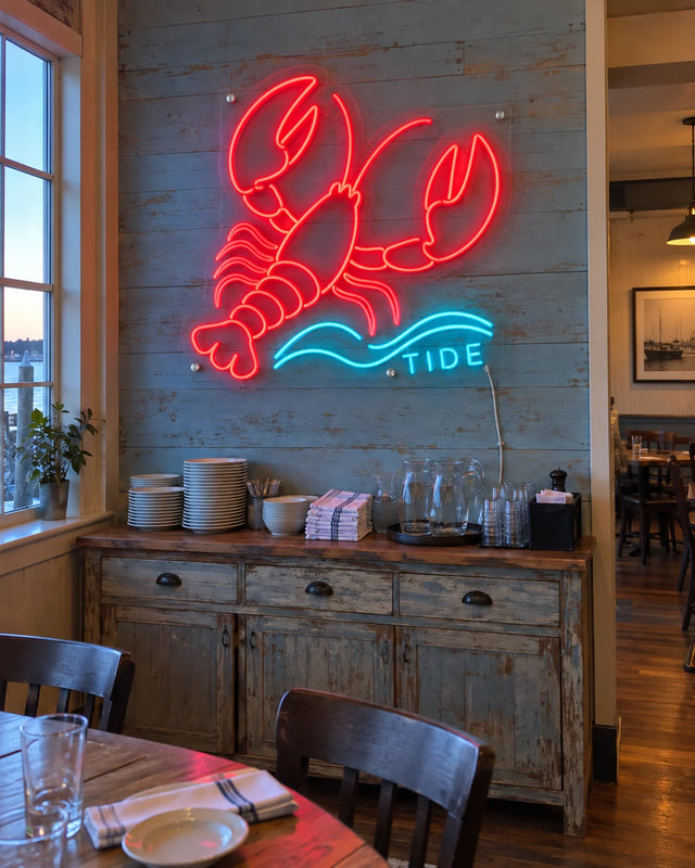 Restaurant & cafe — Coastal Catch — Tide — Restaurant & cafe · TIDE · graphic-led shop scene