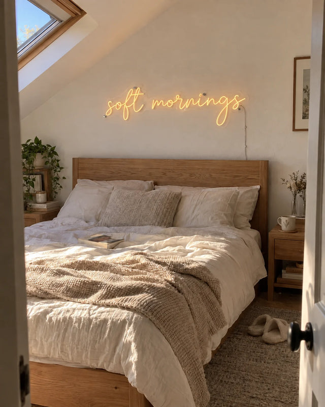 Bedroom — Soft Mornings — Bedroom · soft mornings · everyday home scene