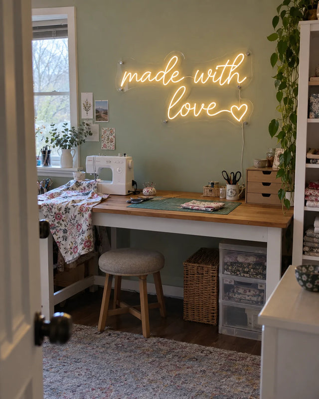 Home office & craft room — Made With Love — Home office & craft room · made with / love · everyday home scene