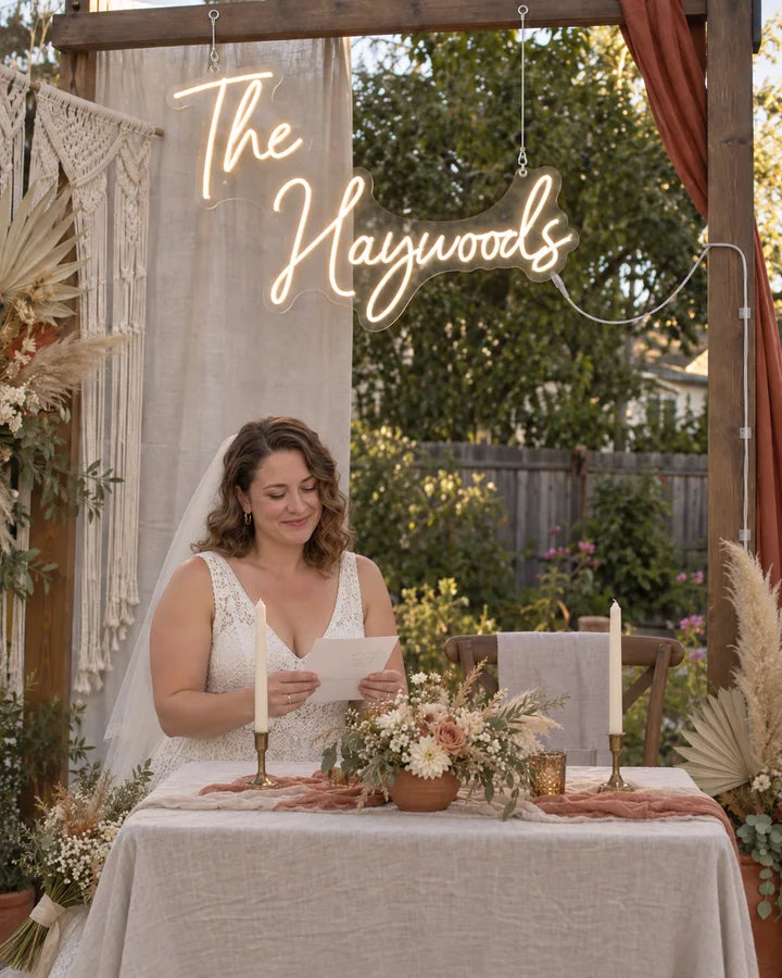The
Haywoods / Bohemian / Sweetheart table