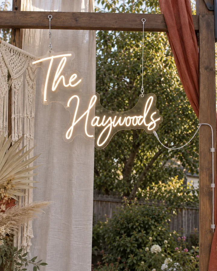 The
Haywoods / Bohemian / Sign & installation detail