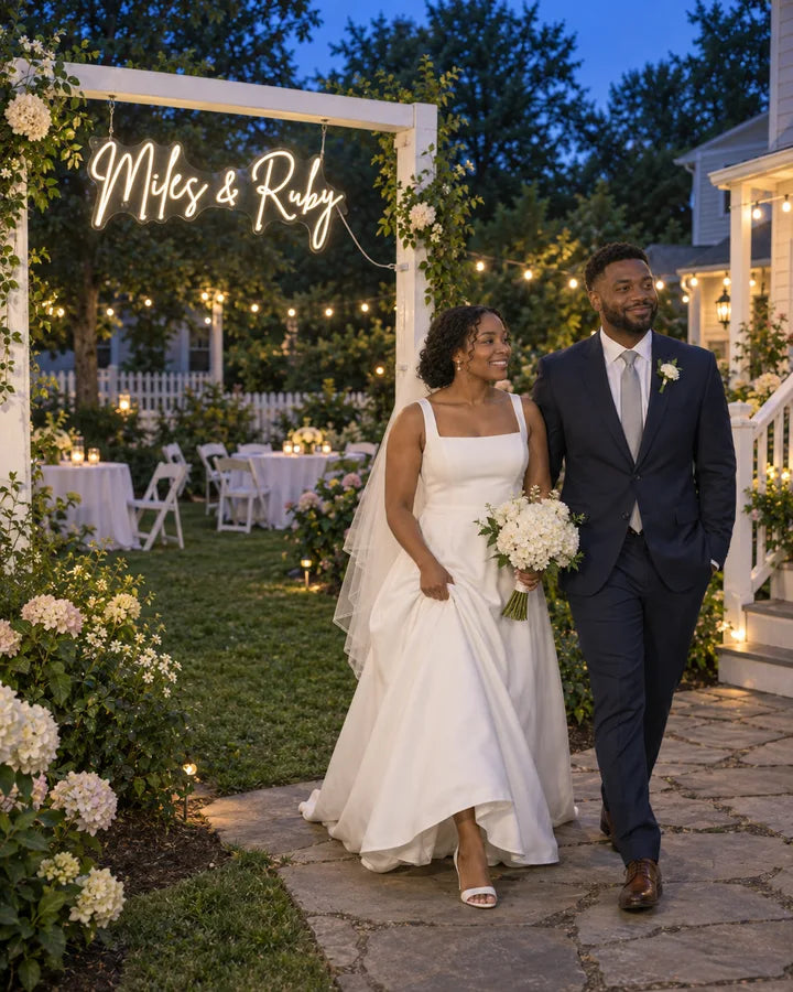 Miles & Ruby / Garden / Garden reception