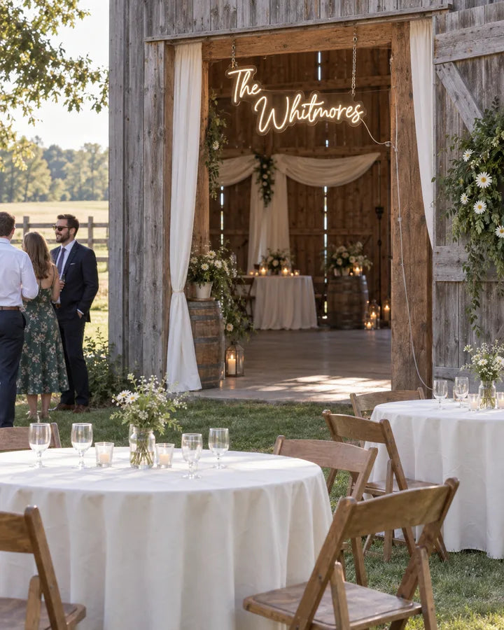 The
Whitmores / Rustic / Field reception