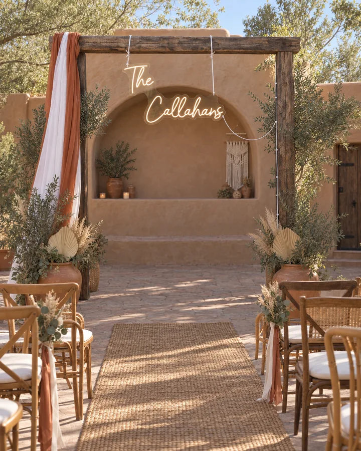 The
Callahans / Bohemian / Courtyard ceremony