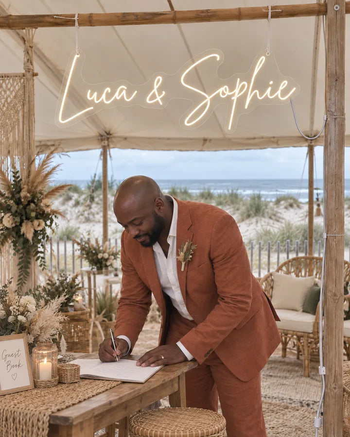 Luca & Sophie / Bohemian / Guestbook table