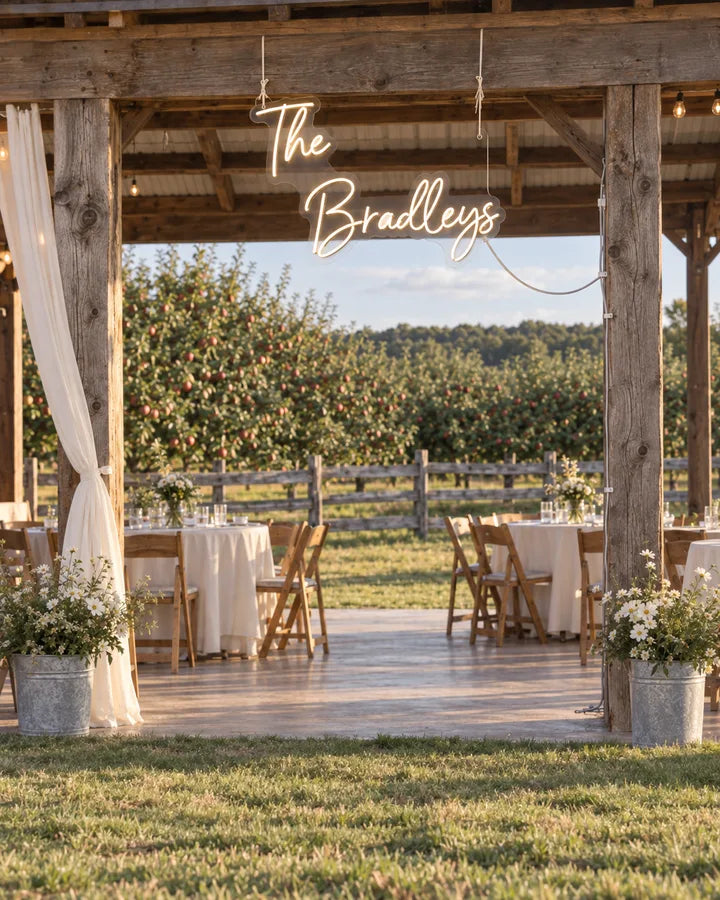 The
Bradleys / Garden / Orchard reception