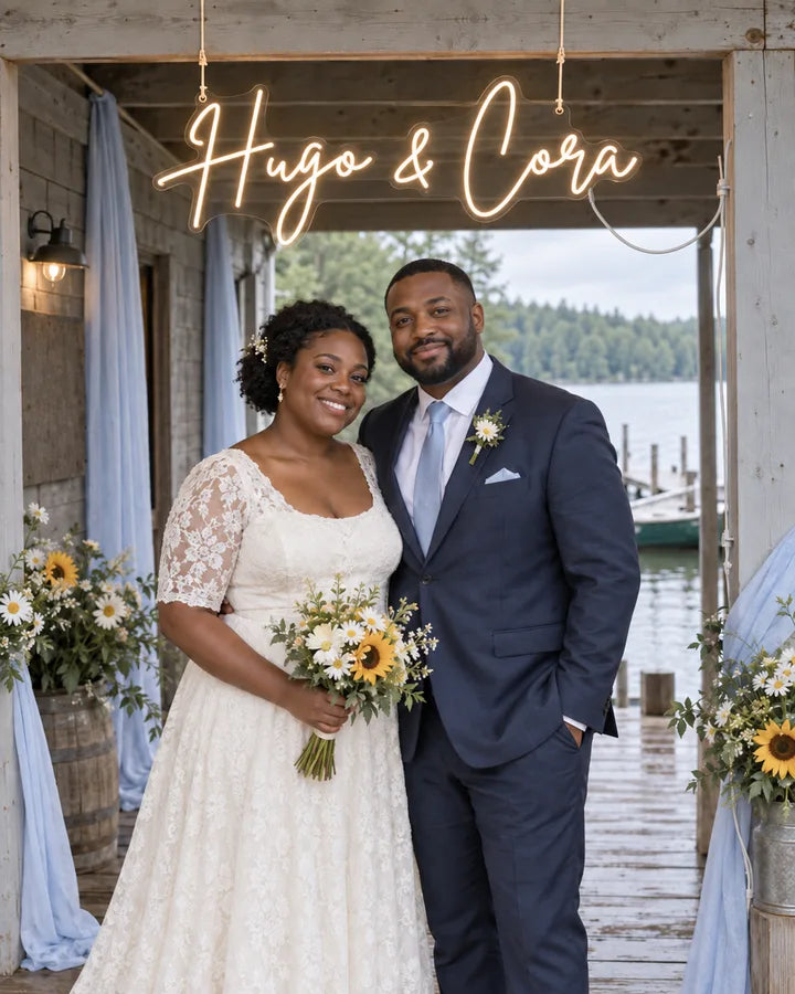 Hugo & Cora / Garden / Wedding portrait