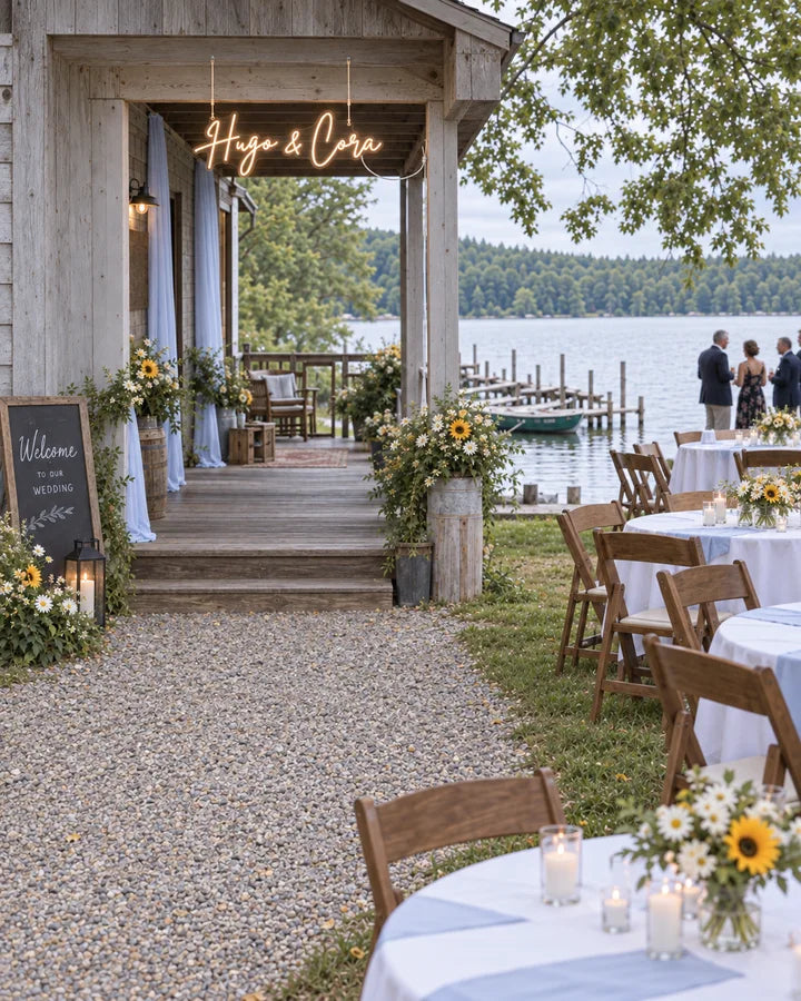 Hugo & Cora / Garden / Lakeside reception