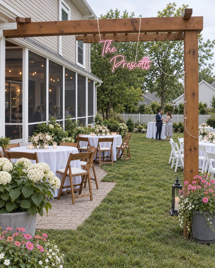 The
Prescotts / Garden / Backyard reception