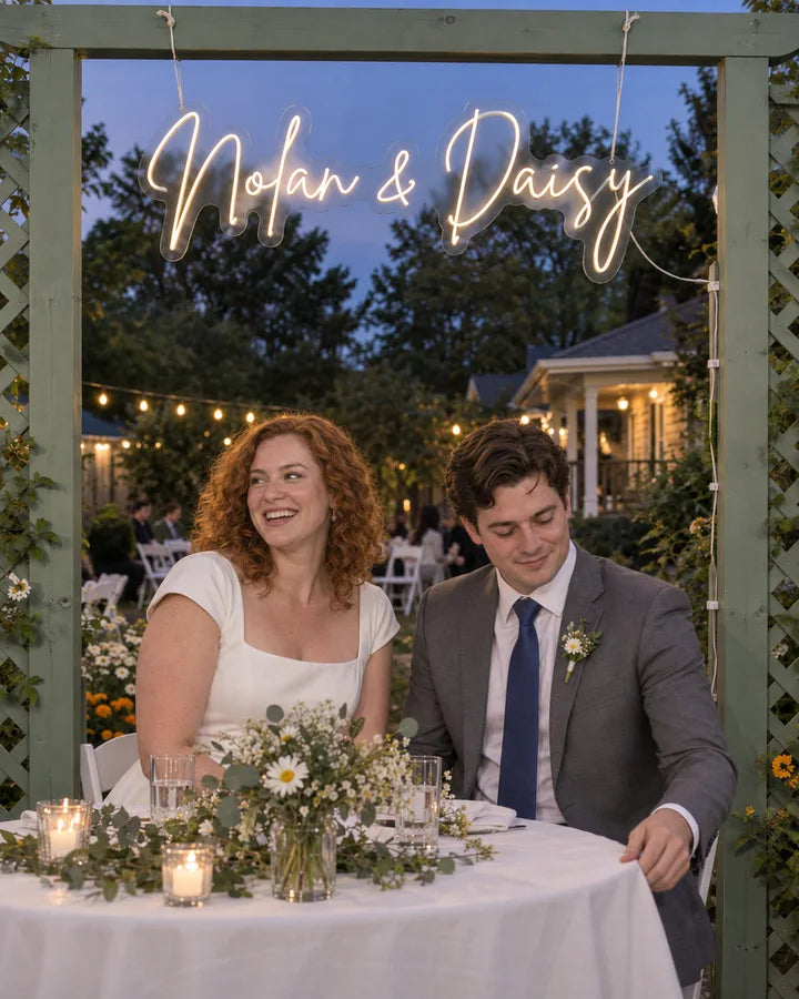 Nolan & Daisy / Garden / Sweetheart table