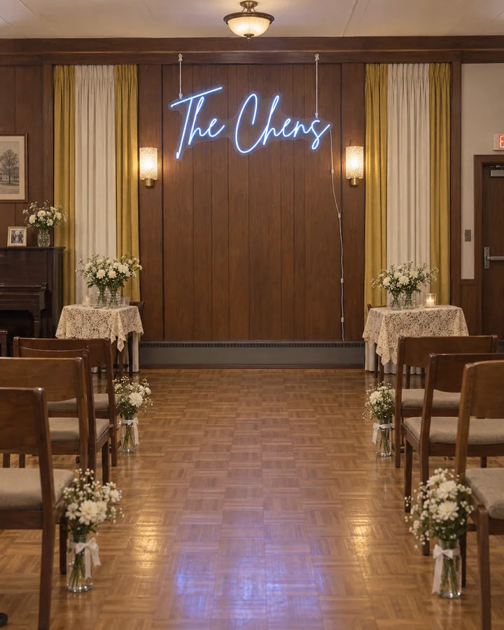 The Chens / Vintage / Walnut hall ceremony